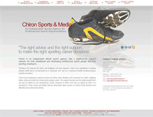 Tablet Screenshot of chironsportsandmedia.com